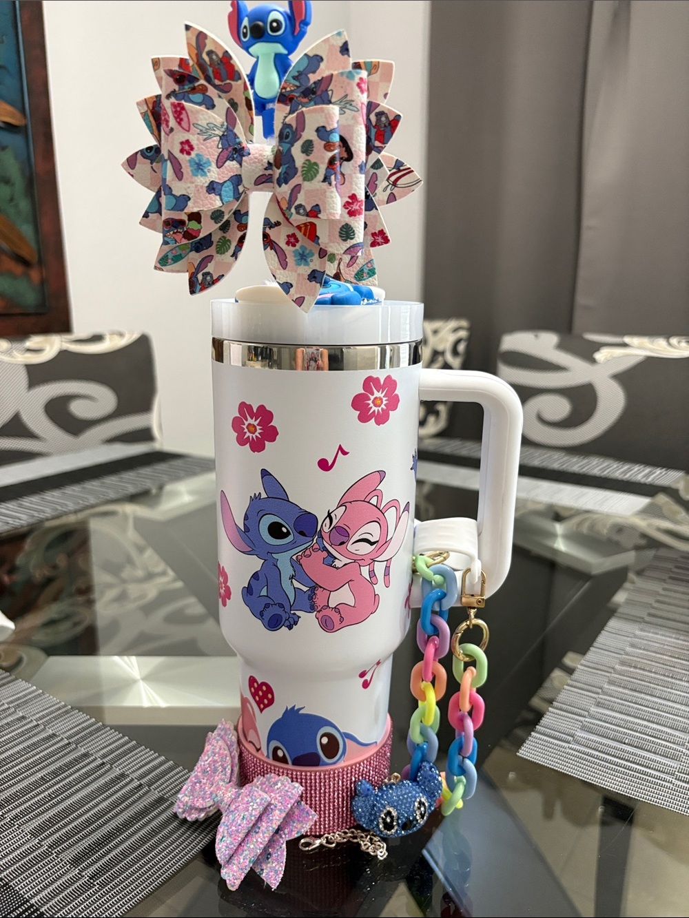 Stitch 40oz Tumbler All Decked Out